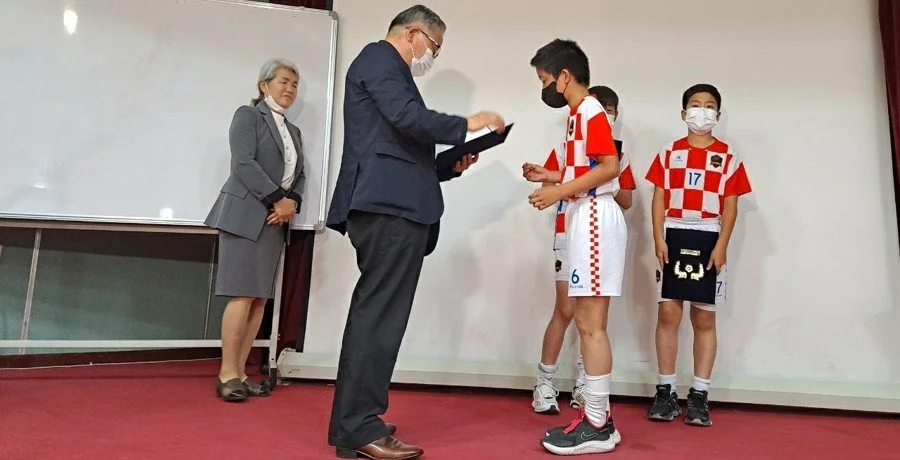 대전YNAFC 유소년축구단 모범상 수여 현장 사진