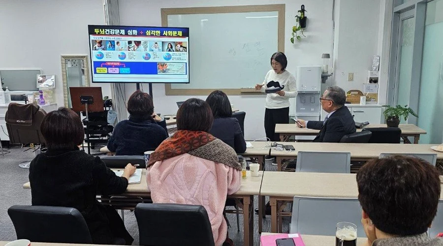 브레인 능력 향상 교육 현장 사진